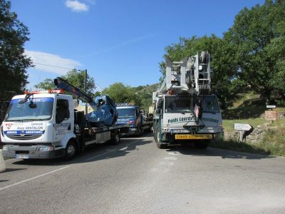 accident semi remorque grue pla aubenas